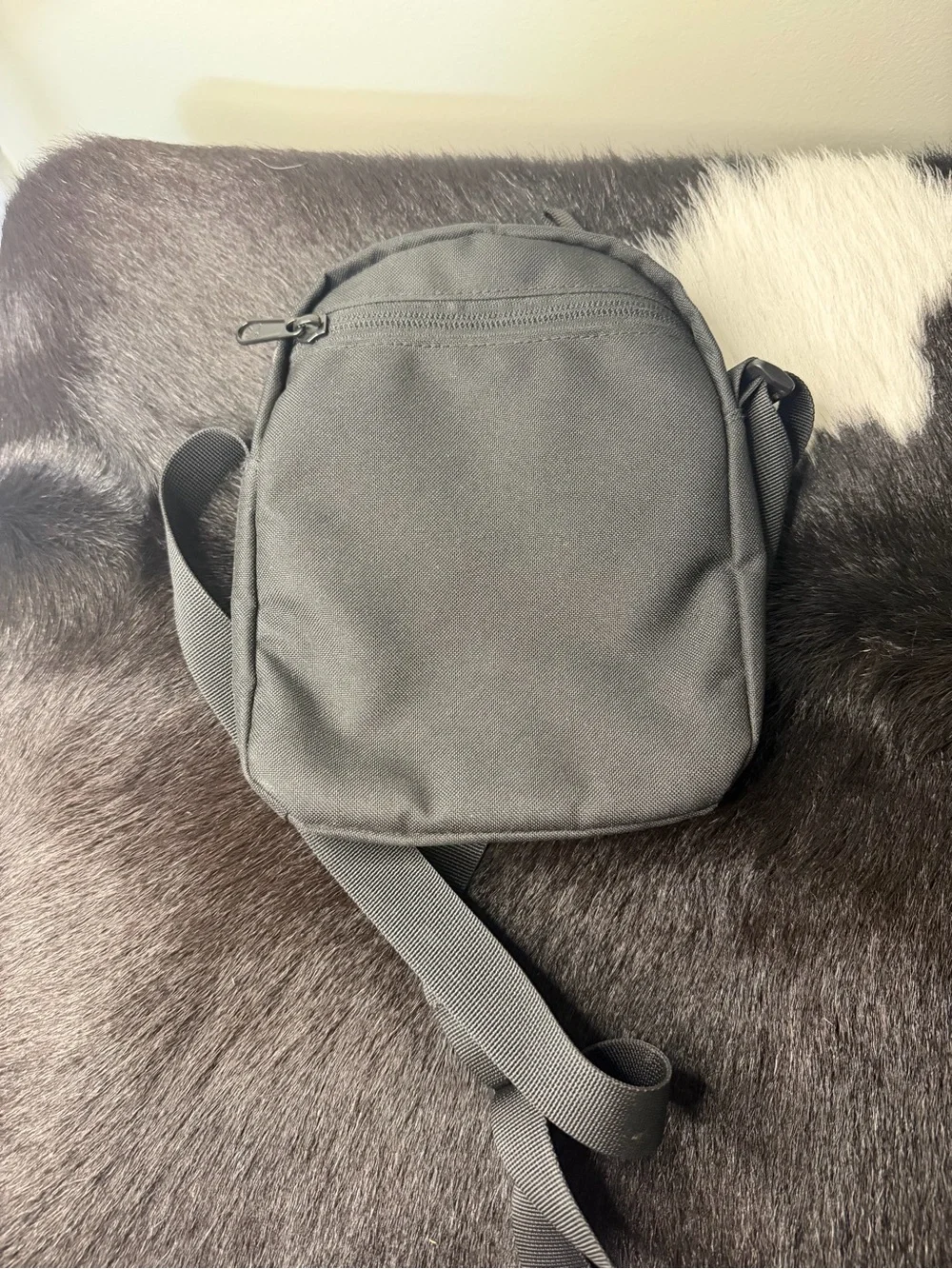 The North Face Black with Brown Camo Small Messenger Crossbody